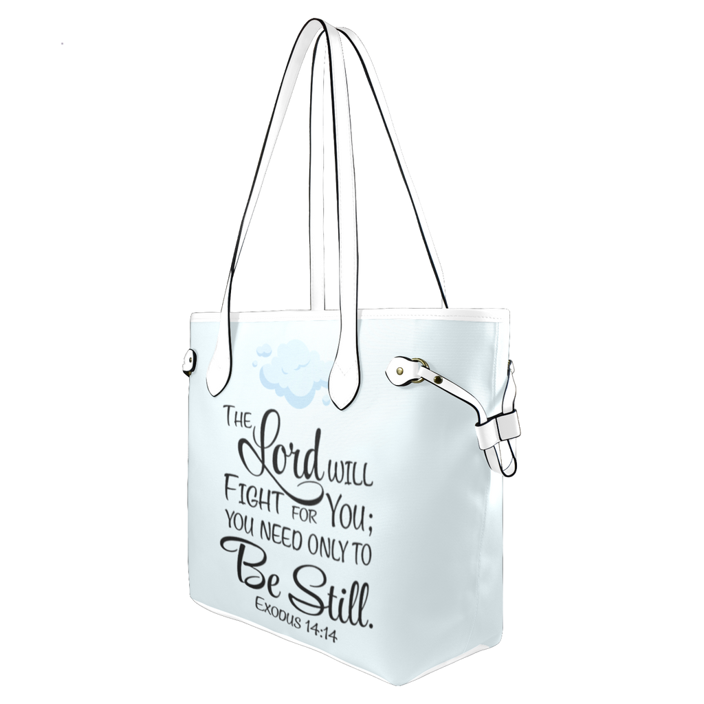 Exodus 14:14 Tote Bag