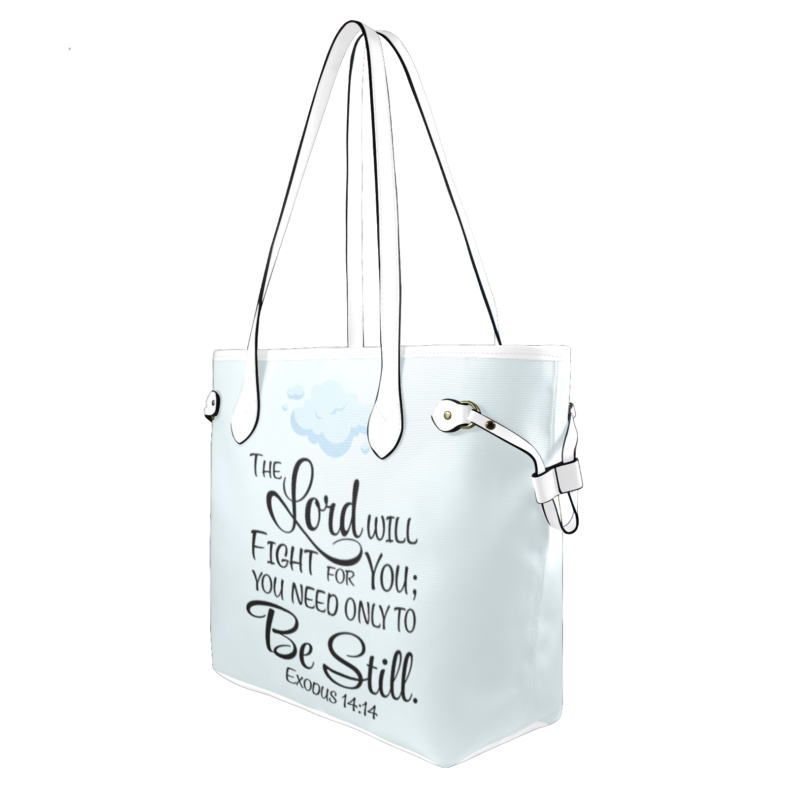 Exodus 14:14 Tote Bag