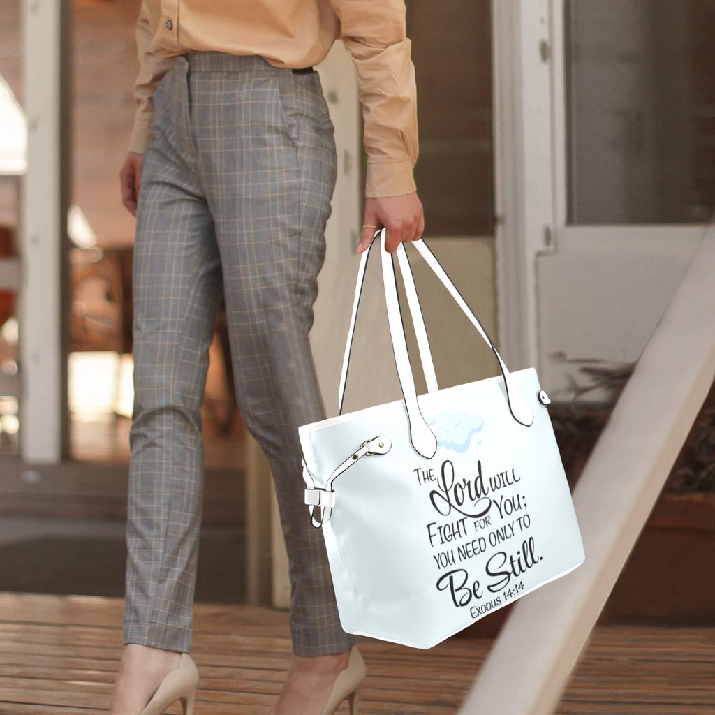 Exodus 14:14 Tote Bag